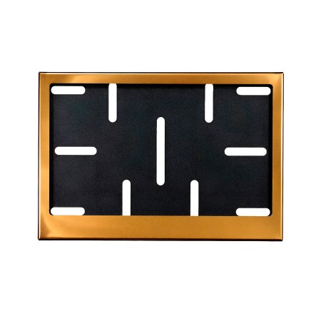 Motorcycle license plate frame (French standard 210x130)...